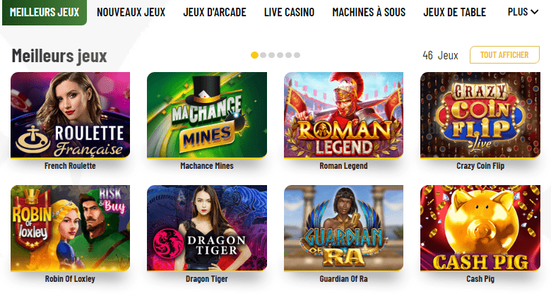 jeux machance